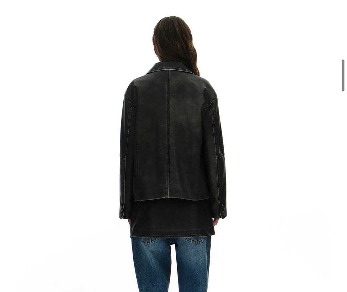 파르티멘토 워시 레더자켓 상품이미지3