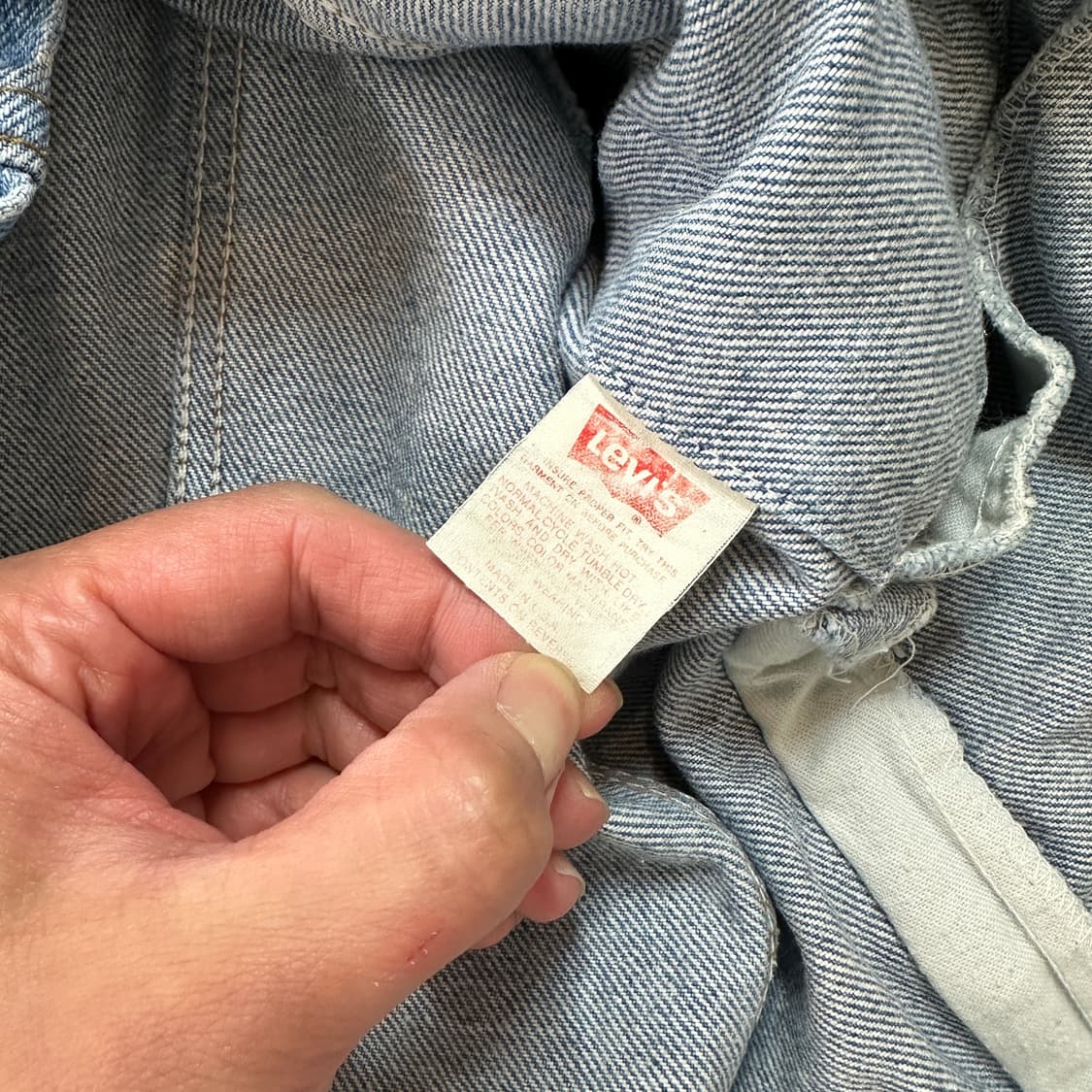 80s USA 리바이스 데님 트러커 자켓 38(M) 상품이미지8
