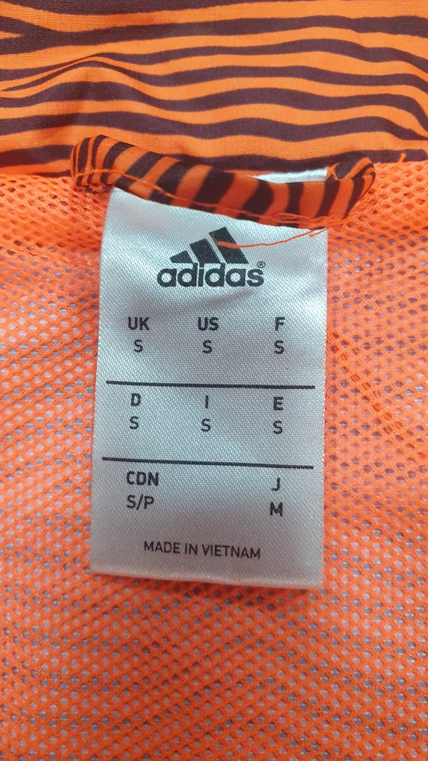 아디다스 오렌지색지브라 바람막이 95 상품이미지3