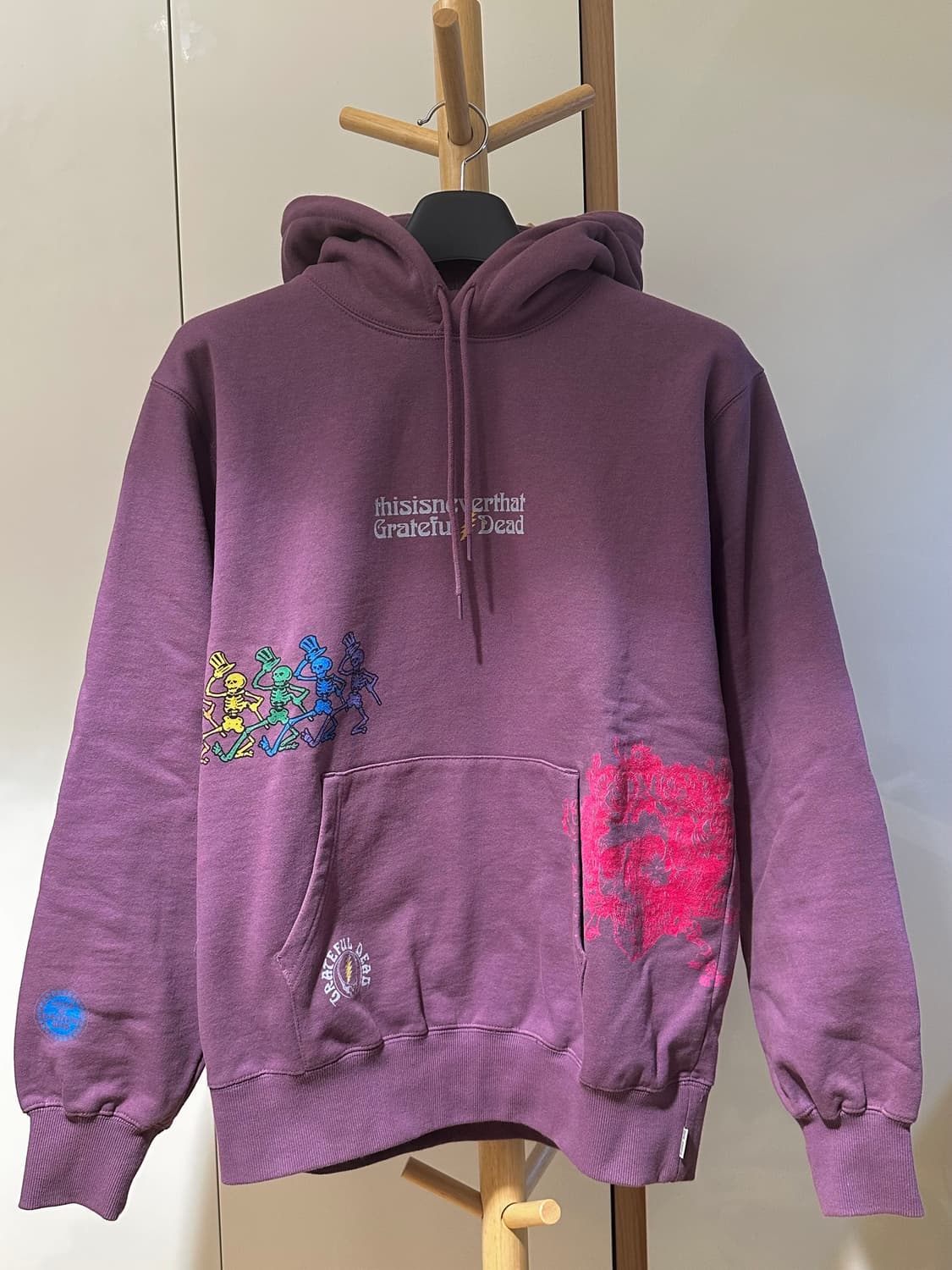 [M] 디스이즈네버댓 x 그레이트풀데드 후드티 플럼 상품이미지1