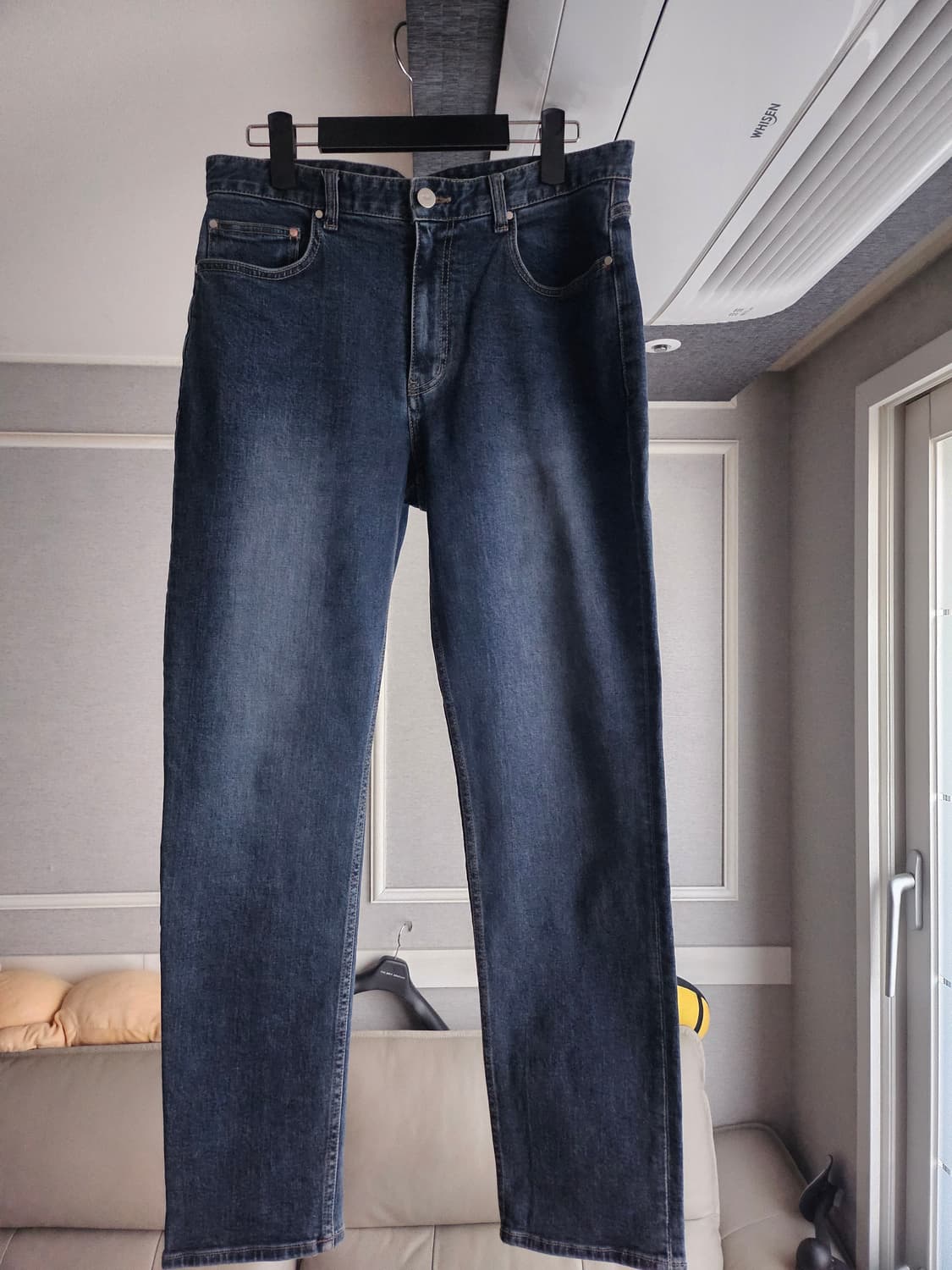 [거의 새것]  DKNY  슬림 스트레이트 데님 팬츠 바지 32 상품이미지1