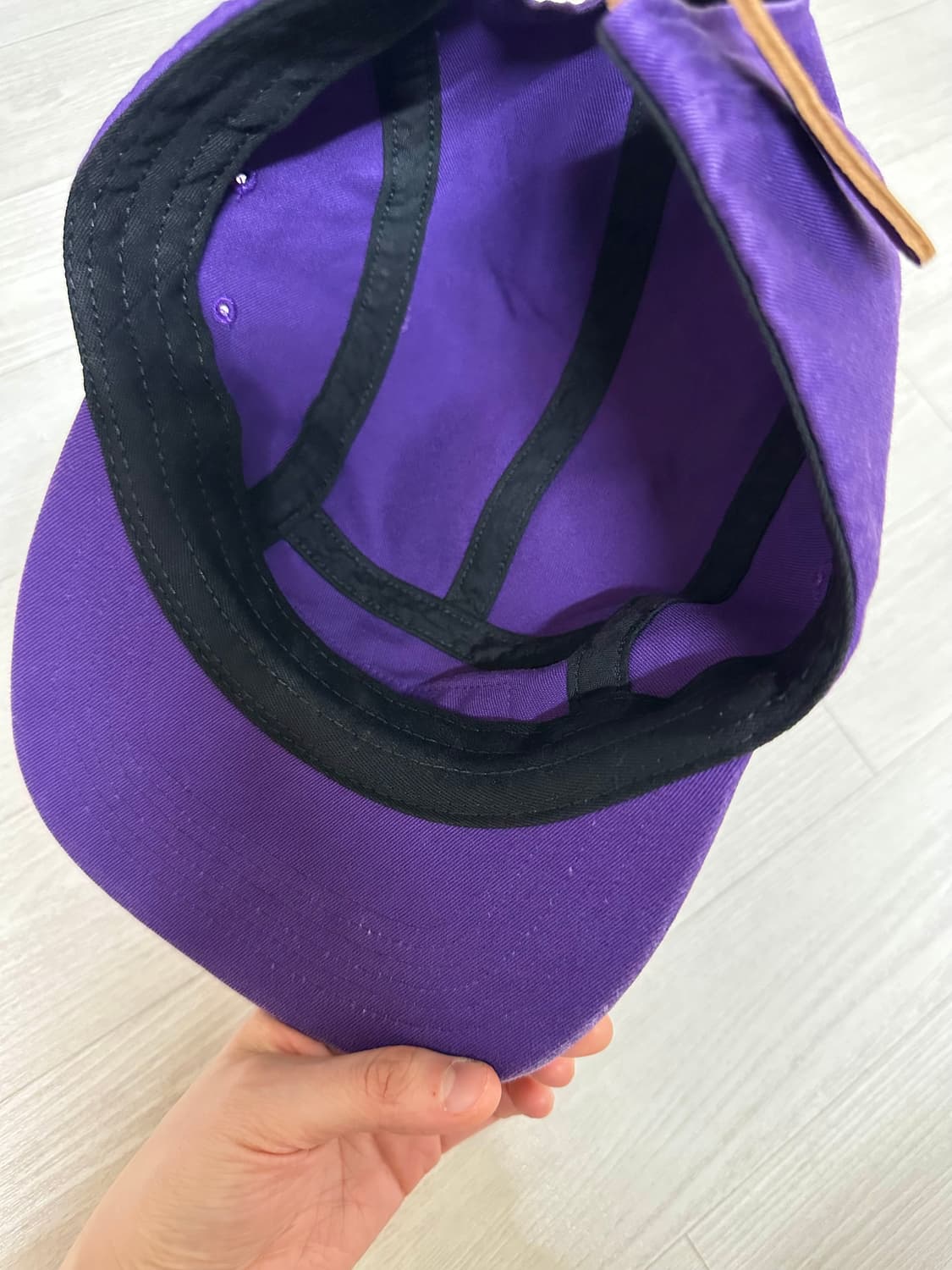 슈프림 24SS 워시드 치노 트윌 캠프캡 퍼플 상품이미지4