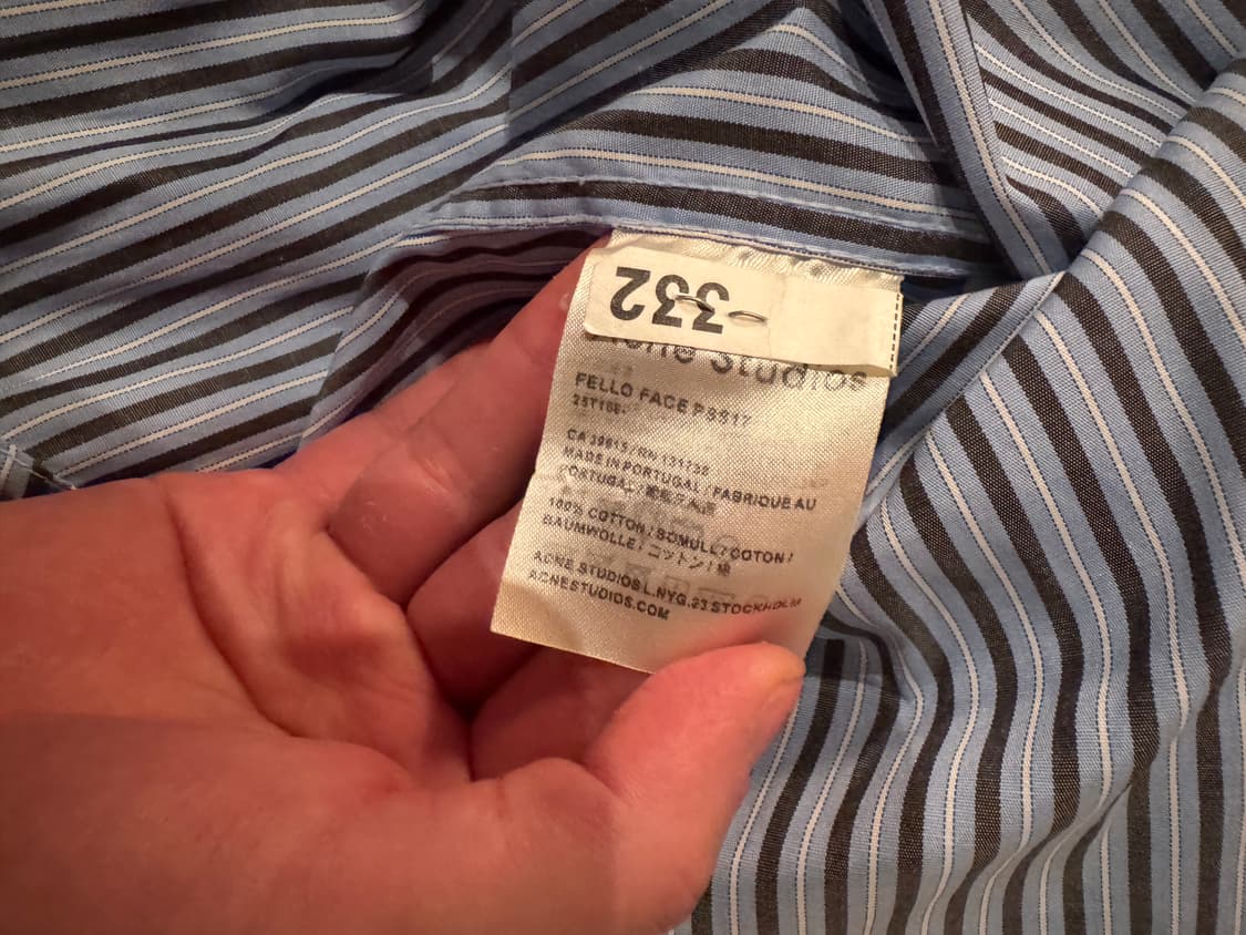 아크네 스트라이프 셔츠 상품이미지2