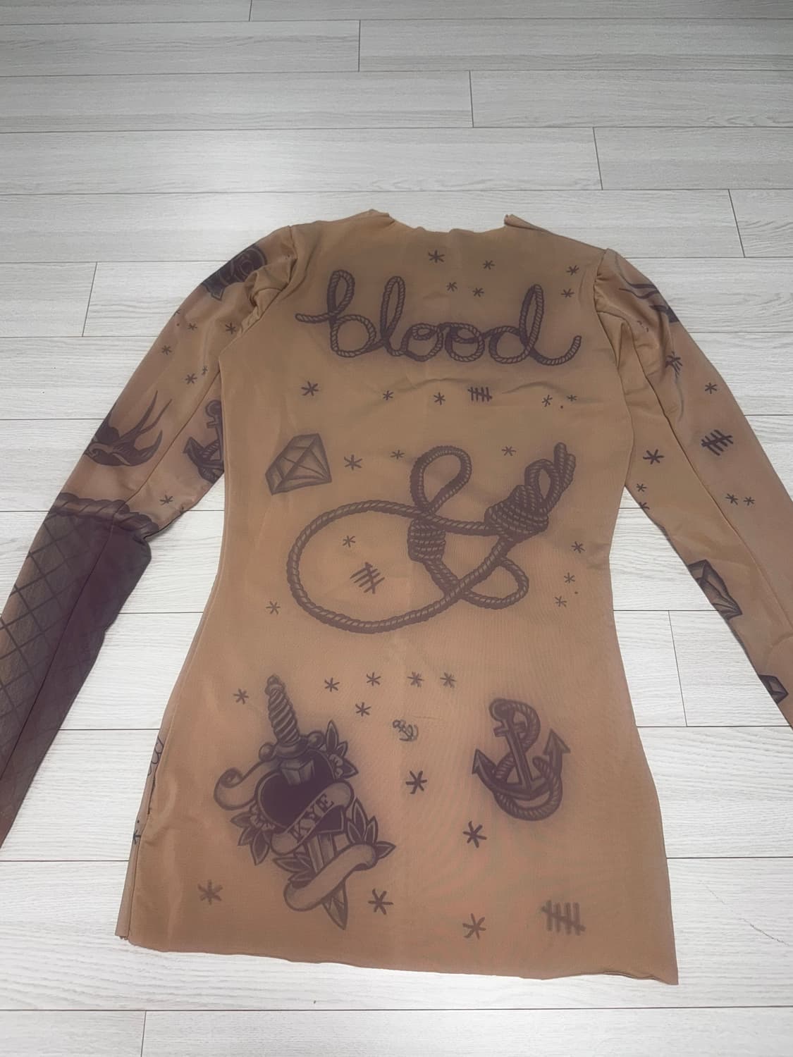 카이 타투프린팅 티셔츠, 래쉬가드 상품이미지8