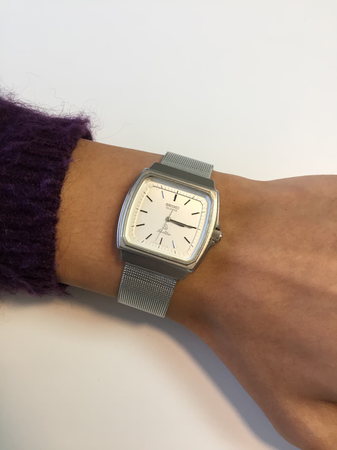 80s seiko silver wave square ver.2 상품이미지1