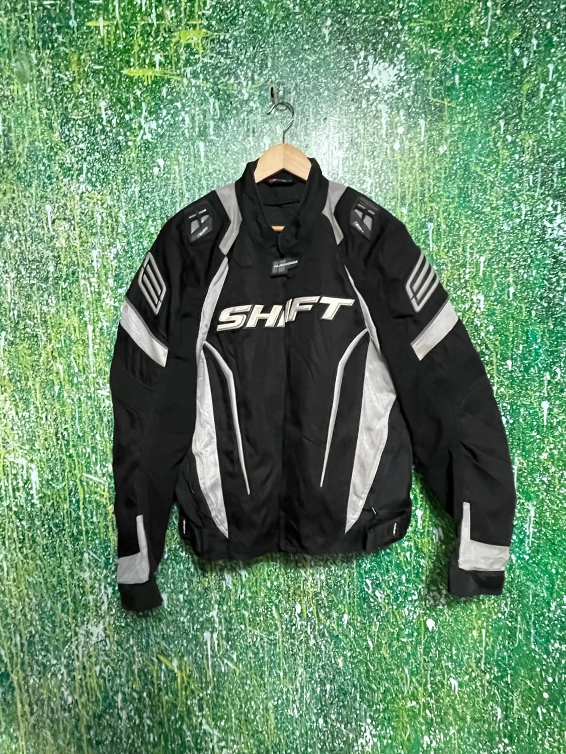 SHIFT 블랙 레이싱 자켓 올드스쿨 점퍼 L 상품이미지6