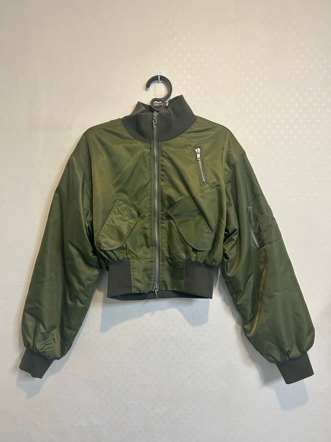 페일제이드 항공점퍼 퍼 봄버 자켓 카키 상품이미지4