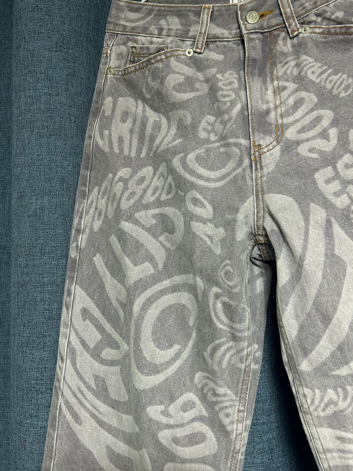 CRITIC® 워싱 퍼플 데님  상품이미지3