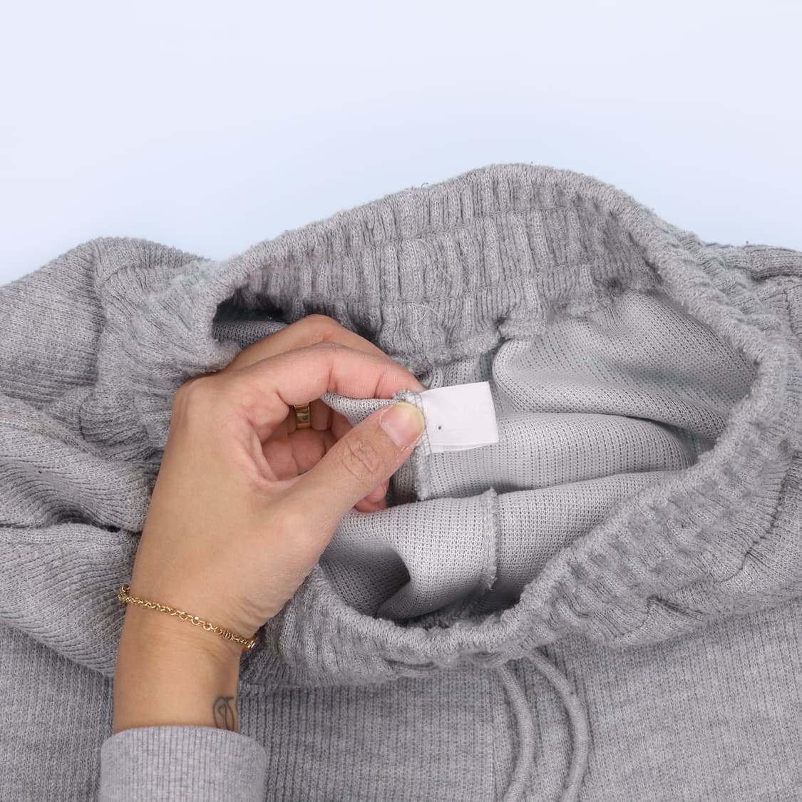 [55-66정도] 빈티지 여성 골지 와이드 밴딩 팬츠 1107HR3 상품이미지6