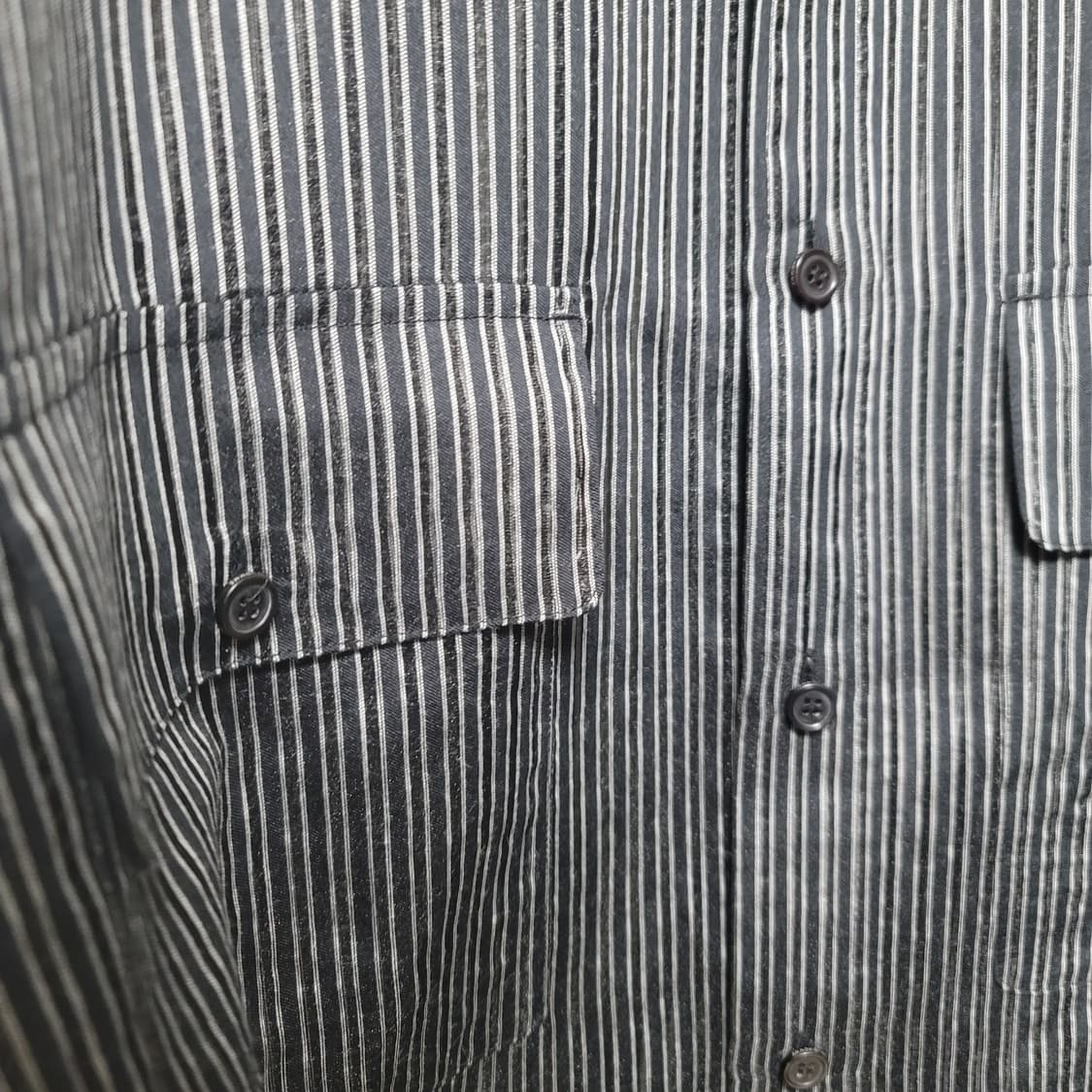 25S/S 솔리드옴므 시스루 시어 스트라이프 셔츠 52 상품이미지5