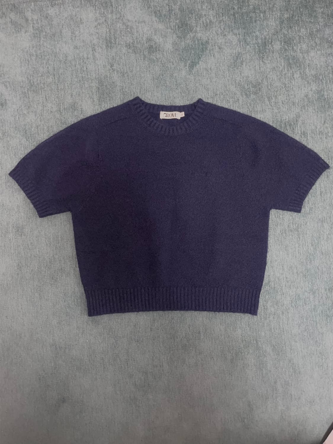 그로브 로손 니트 네이비 상품이미지7