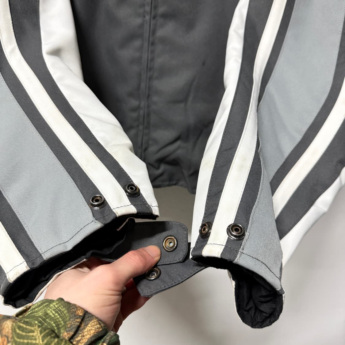 할리데이비슨 Pre-Luxe 빅 자수 패치 배색 라이딩 기어 자켓 상품이미지5