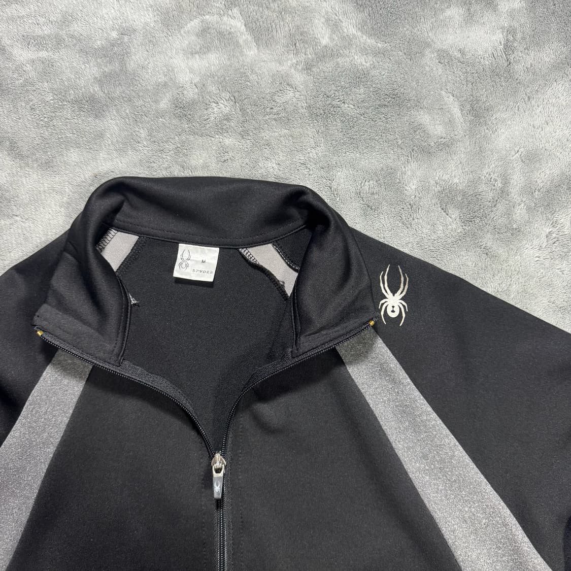스파이더 블랙 트랙탑 져지 상품이미지2
