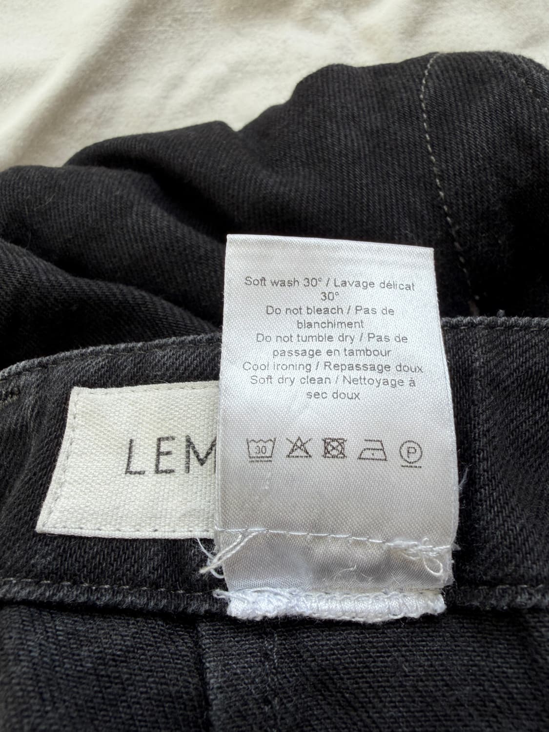 르메르 22ss 트위스트 벨티드 팬츠 xxs LEMAIRE  상품이미지9