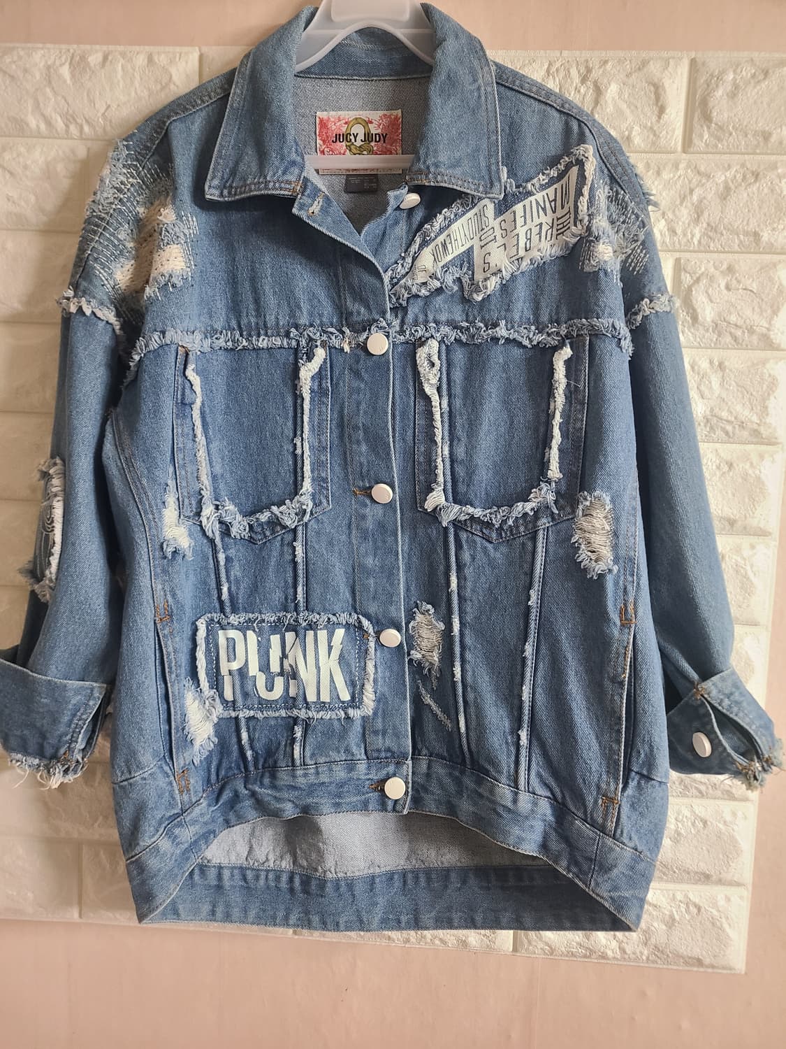 JUCY JUDY 데미지 데님 자켓(55-66) 상품이미지1
