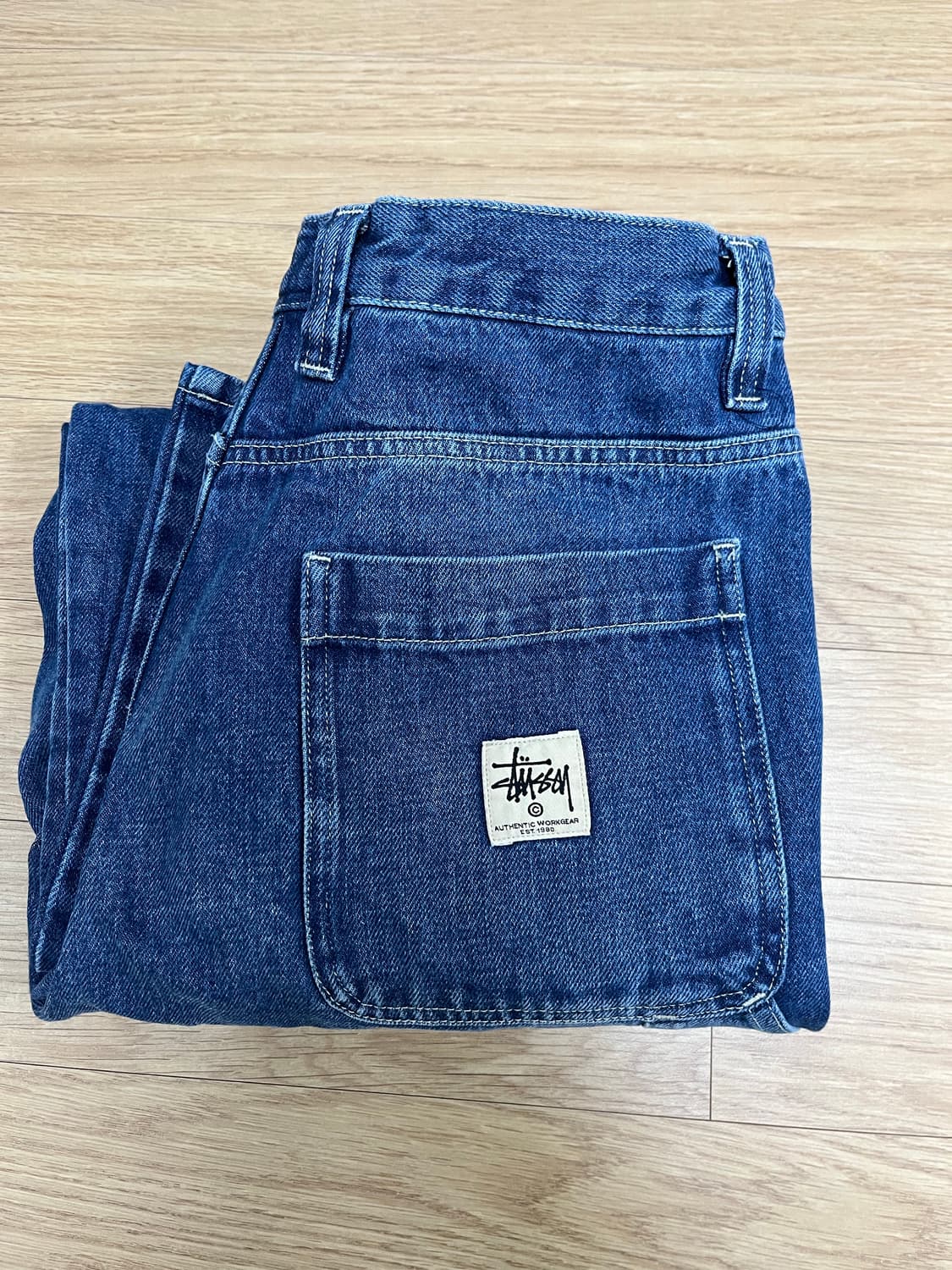 스투시 데님 워크 팬츠 블루 32 (116482) 상품이미지1