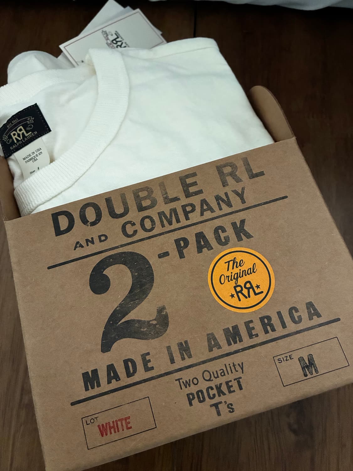 RRL 2팩 티셔츠 화이트 상품이미지1