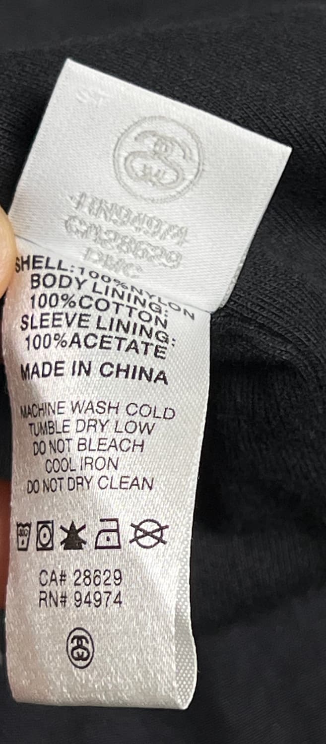 스투시 블랙 더블링크 트라이브 후드 자켓 L 상품이미지8