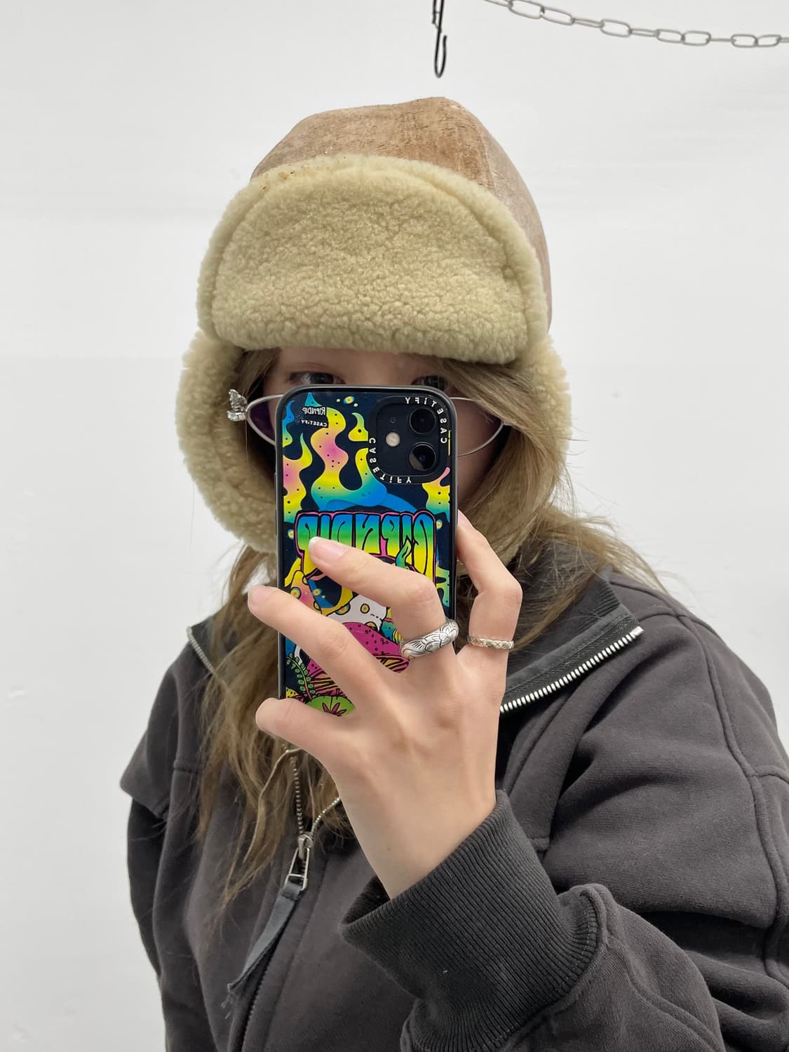 리얼 무스탕 트루퍼햇 상품이미지6