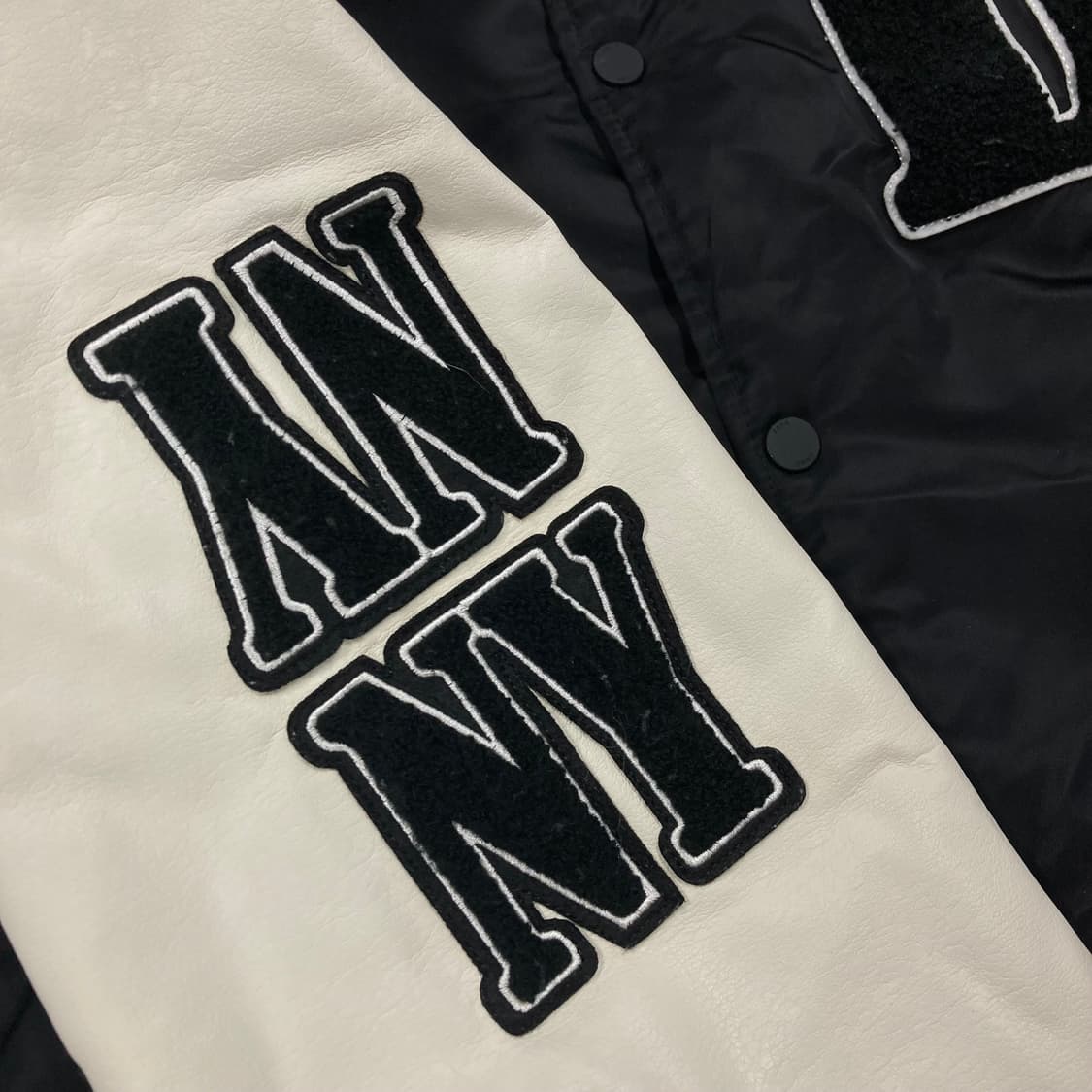 자라 믹스 컬러 빅로고 바시티 자켓 상품이미지5