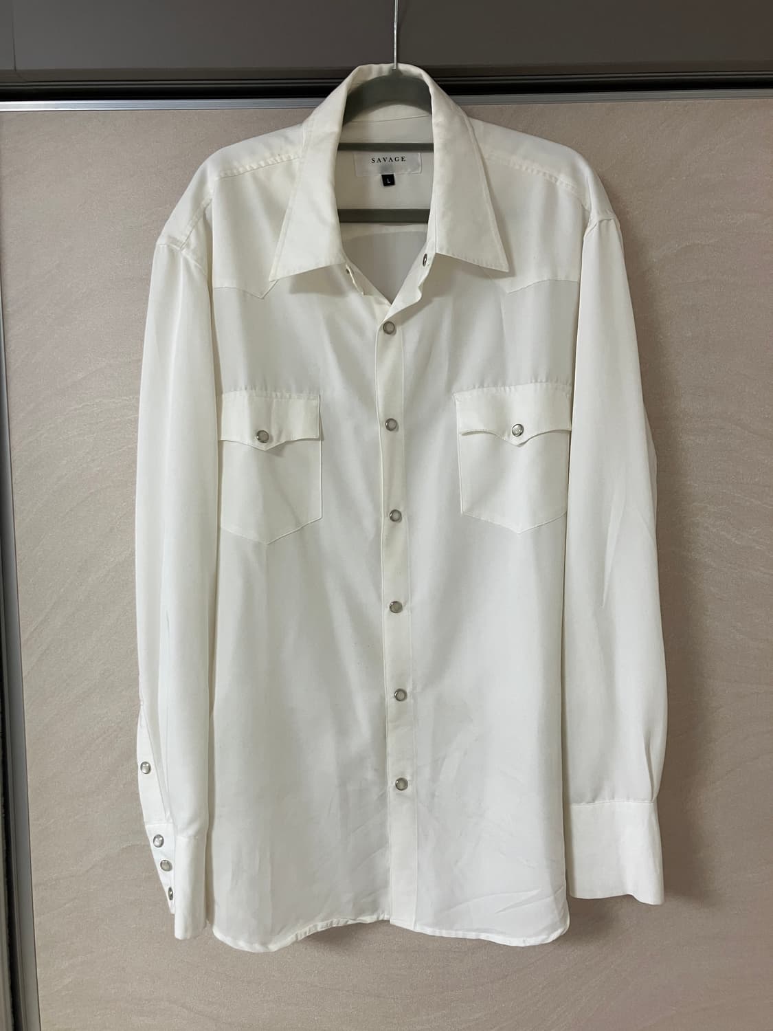 세비지 웨스턴 셔츠 L (Rayon Western Shirt) 상품이미지2