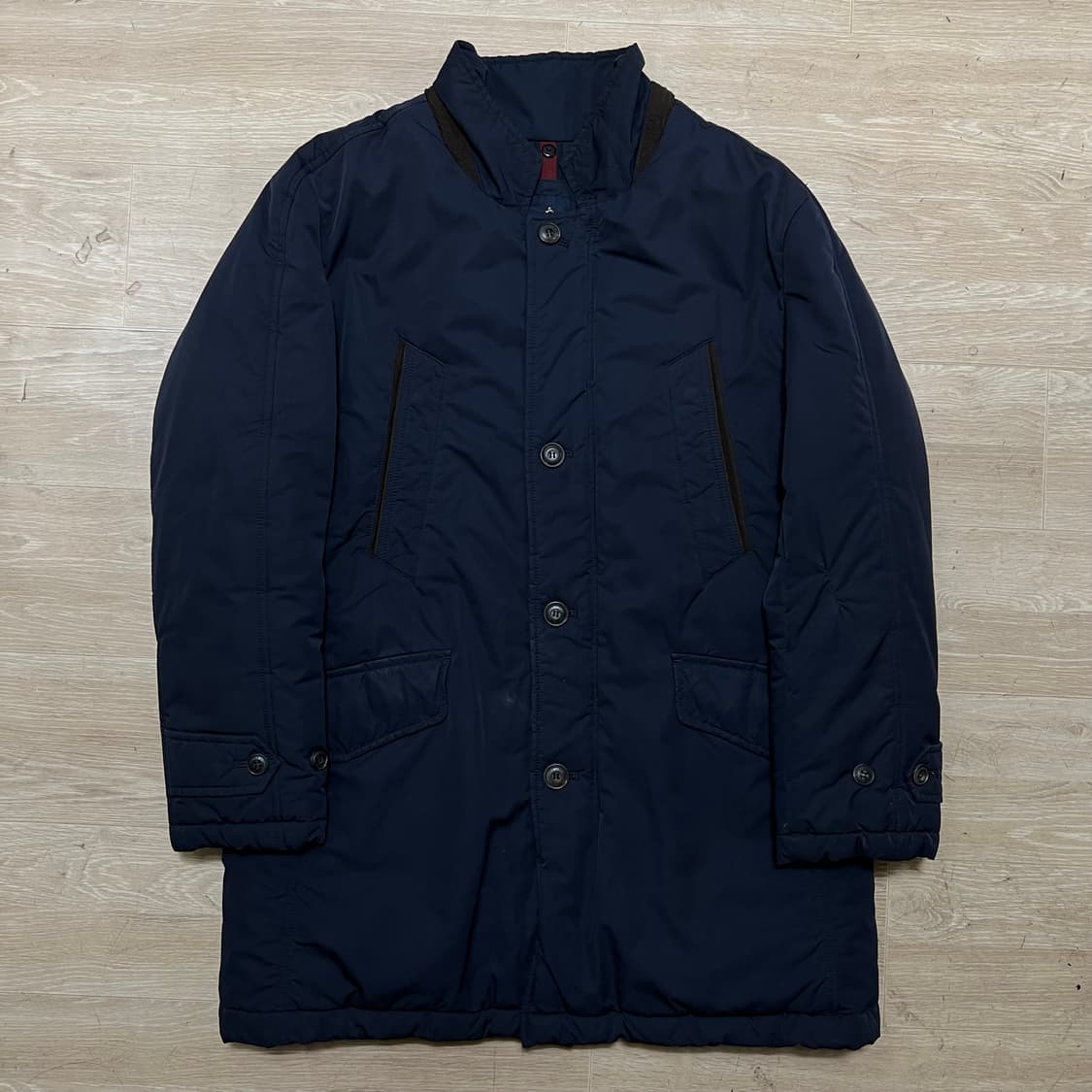 올젠 프리미엄 구스다운 멀티포켓 코트패딩 점퍼 [네이비] M/95 상품이미지1