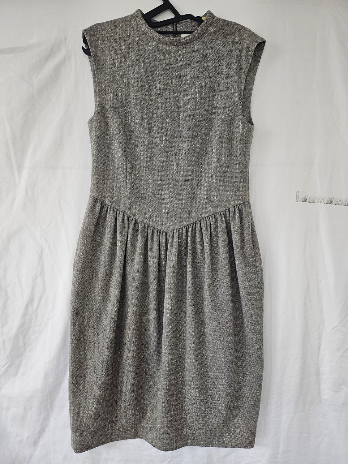 AMOMENTO 헤링본 민소매 원피스 0 상품이미지1