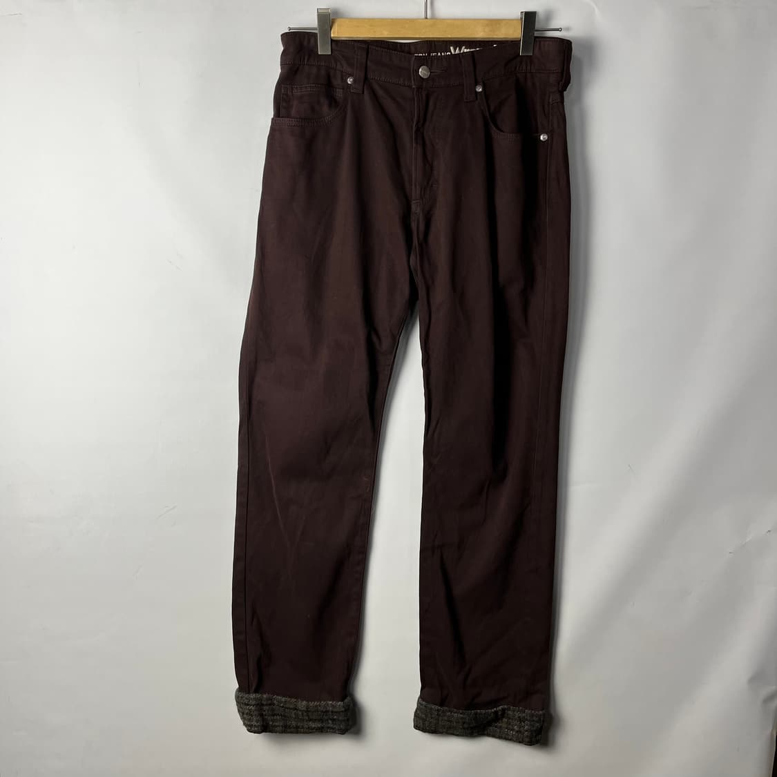 [Wrangler] 랭글러 x 해리스트위드 롤업 코튼팬츠 상품이미지2