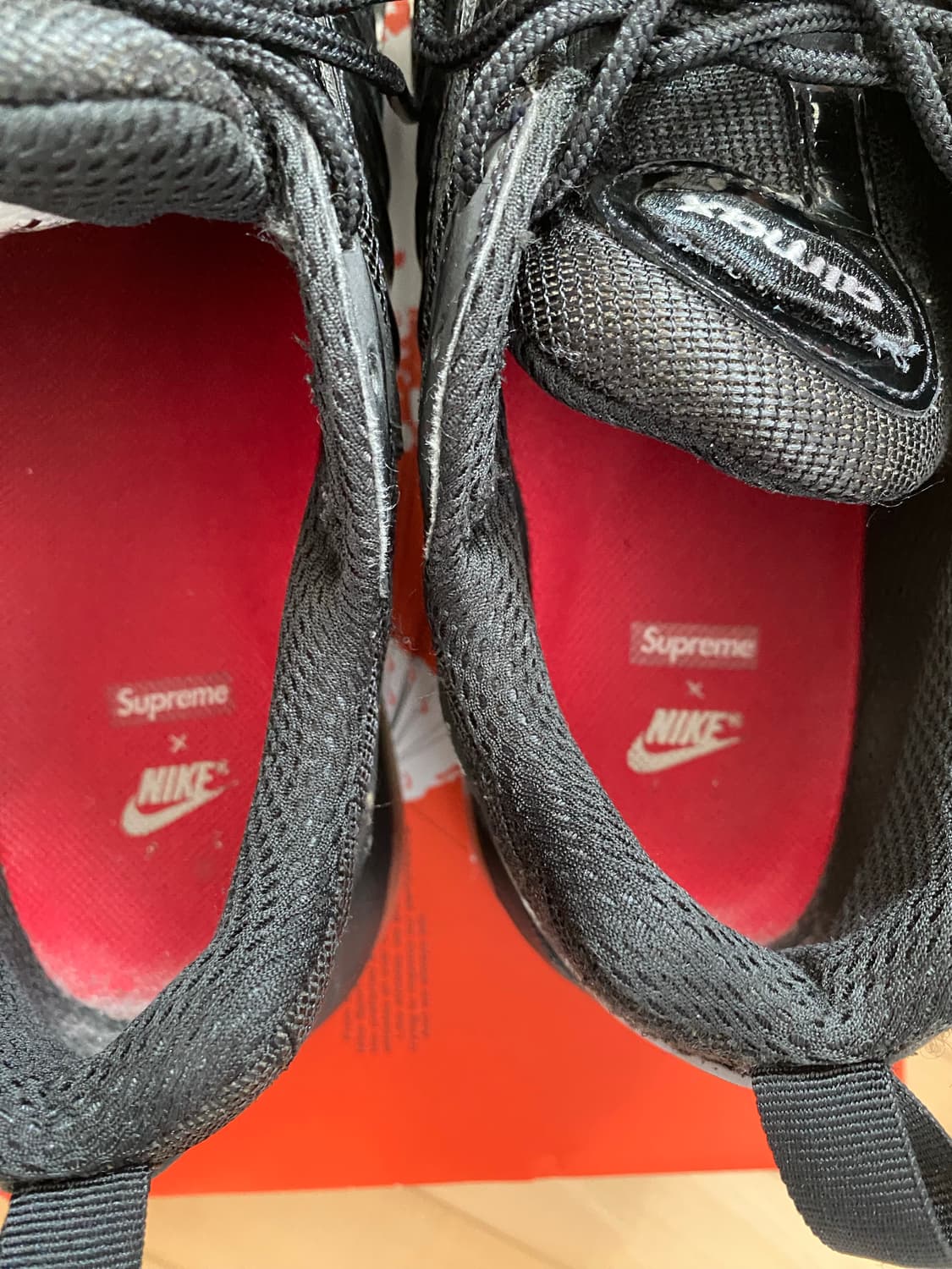 슈프림 나이키 에어맥스 98 블랙 팝니다 상품이미지6