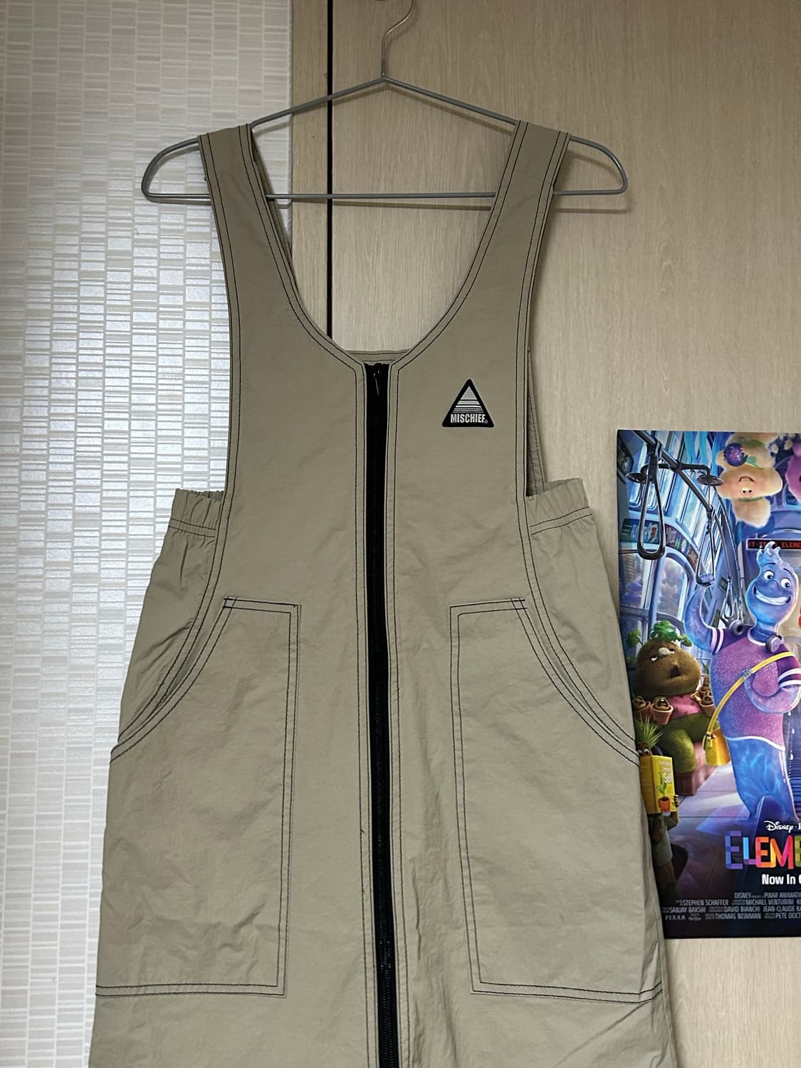 미스치프 멜빵 치마 원피스 상품이미지2