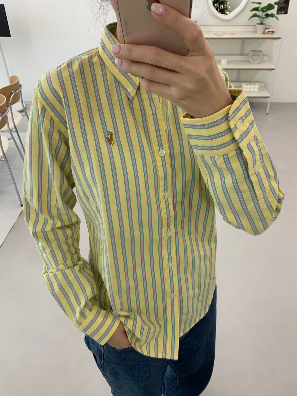 폴로 랄프로렌 여성 스트라이프 셔츠 6 상품이미지8