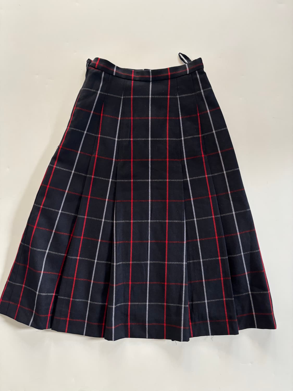 Burberry 버버리 네이비 노바체크 미디 플리츠 스커트 상품이미지4