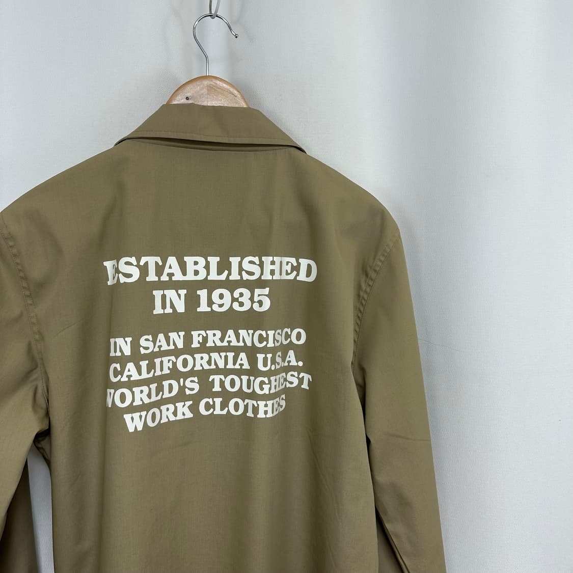   FLUKE 남자 똑딱이 면100% 간절기 자켓 100 L 상품이미지5