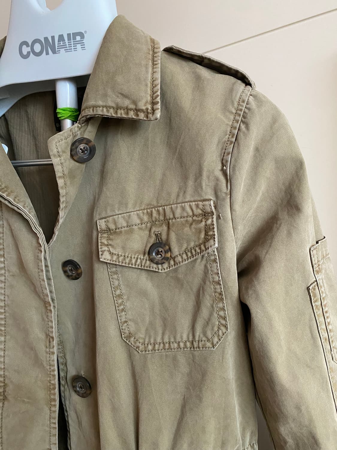 바나나 리퍼블릭 야상 자켓 XS 카키(새상품) 상품이미지3