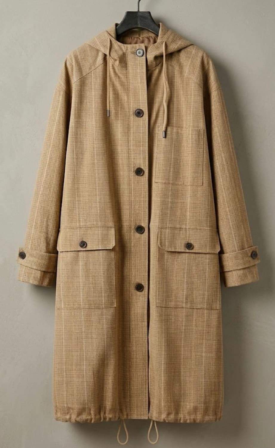 스튜디오 톰보이 후디 트렌치 코트 상품이미지1