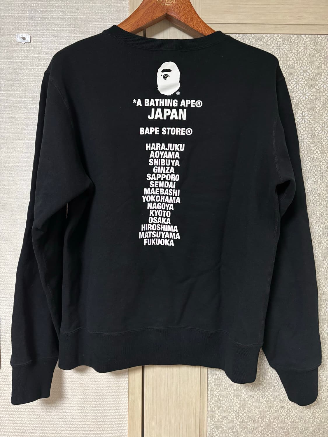 베이프 재팬 맨투맨 L 상품이미지2