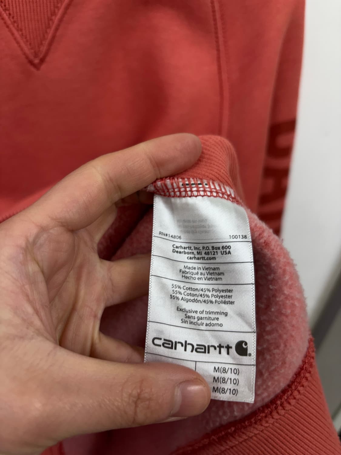 칼하트  맨투맨 상품이미지5