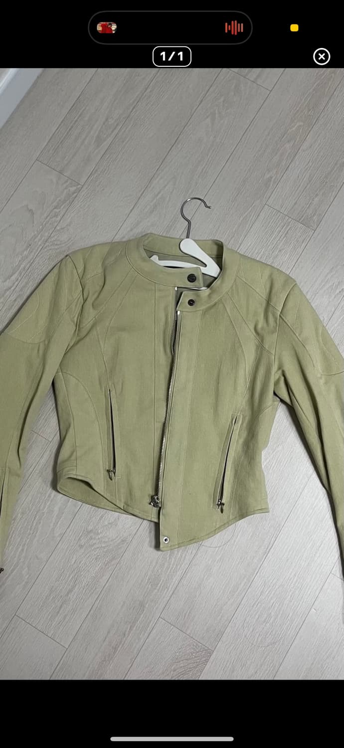 MSCHF COTTON BIKER JACKET_KHAKI BEIGE 상품이미지4