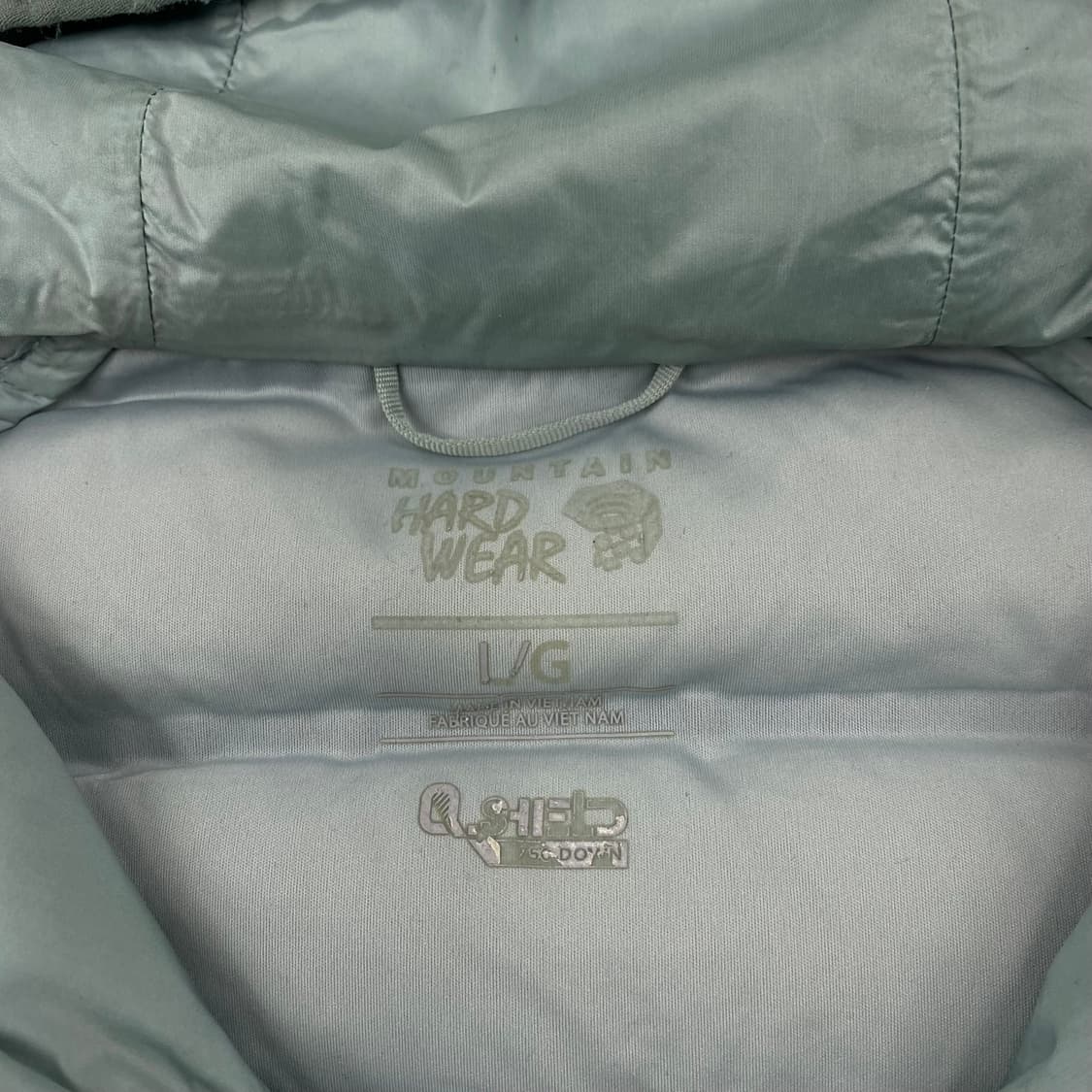 마운틴하드웨어 라이트 그린 다운 경량 패딩 (100) 상품이미지6