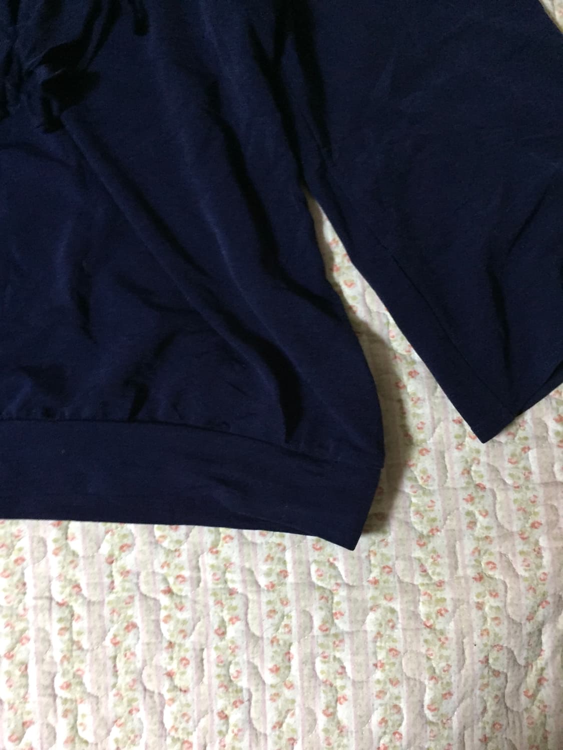 Vintage navy blouse 상품이미지4