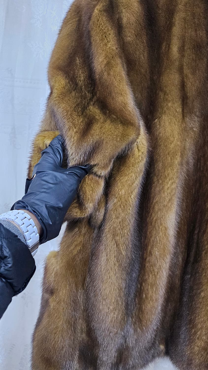 아메리칸밍크 브라운 코트 상품이미지6