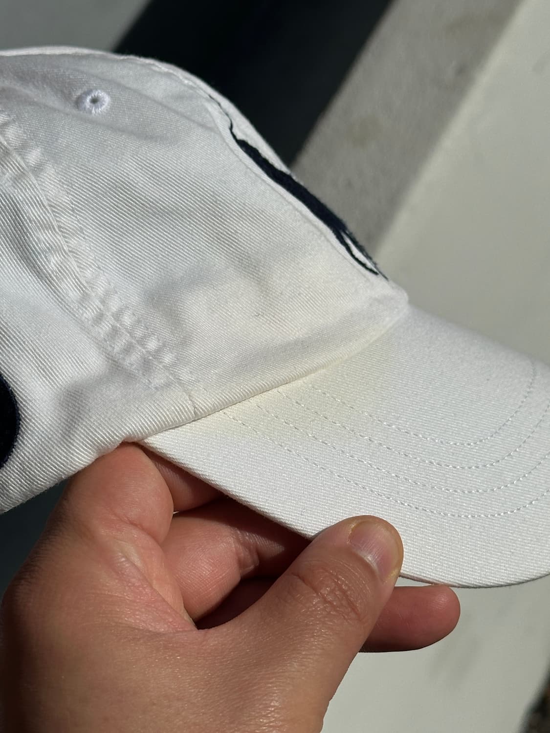 [F] 폴로 랄프로렌 빅로고 화이트 볼캡 모자 상품이미지5