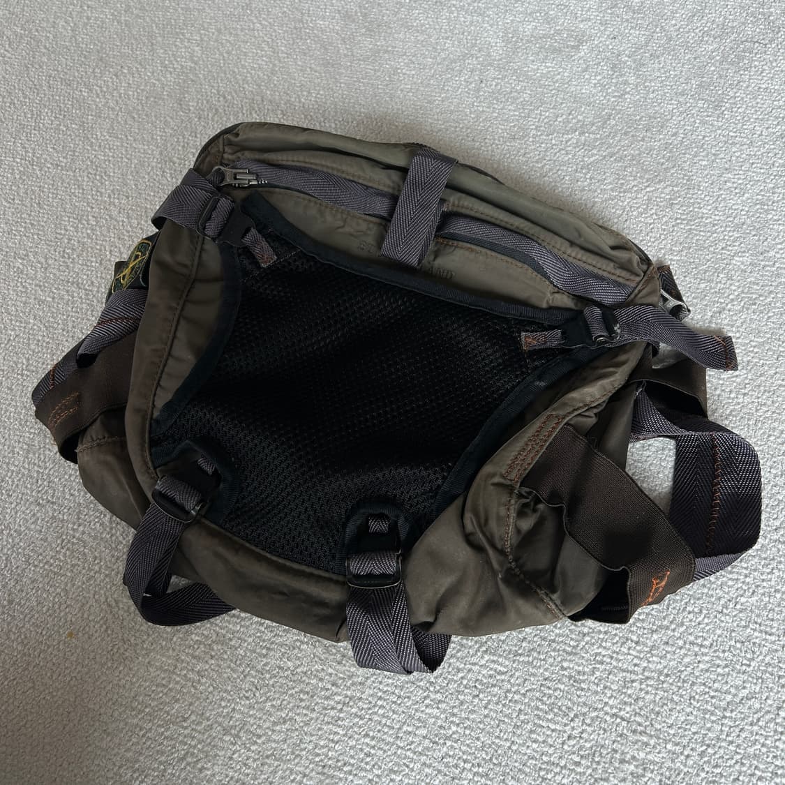 스톤아일랜드 정품 구형 힙색 가방 상품이미지1