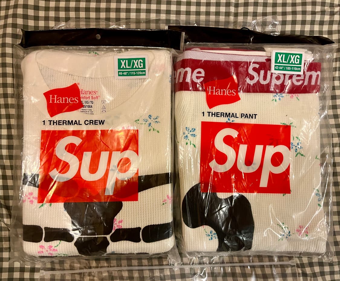 슈프림 써말 플로랄 XL상하의 셋업 상품이미지1