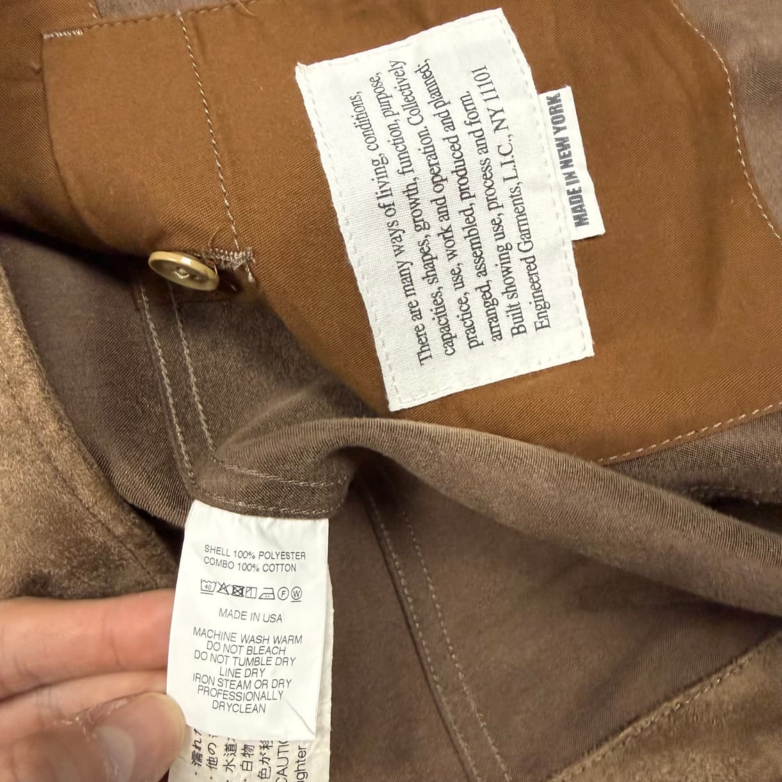 (105) 엔지니어드가먼츠 페이크 스웨이드 베드포드 자켓 상품이미지8