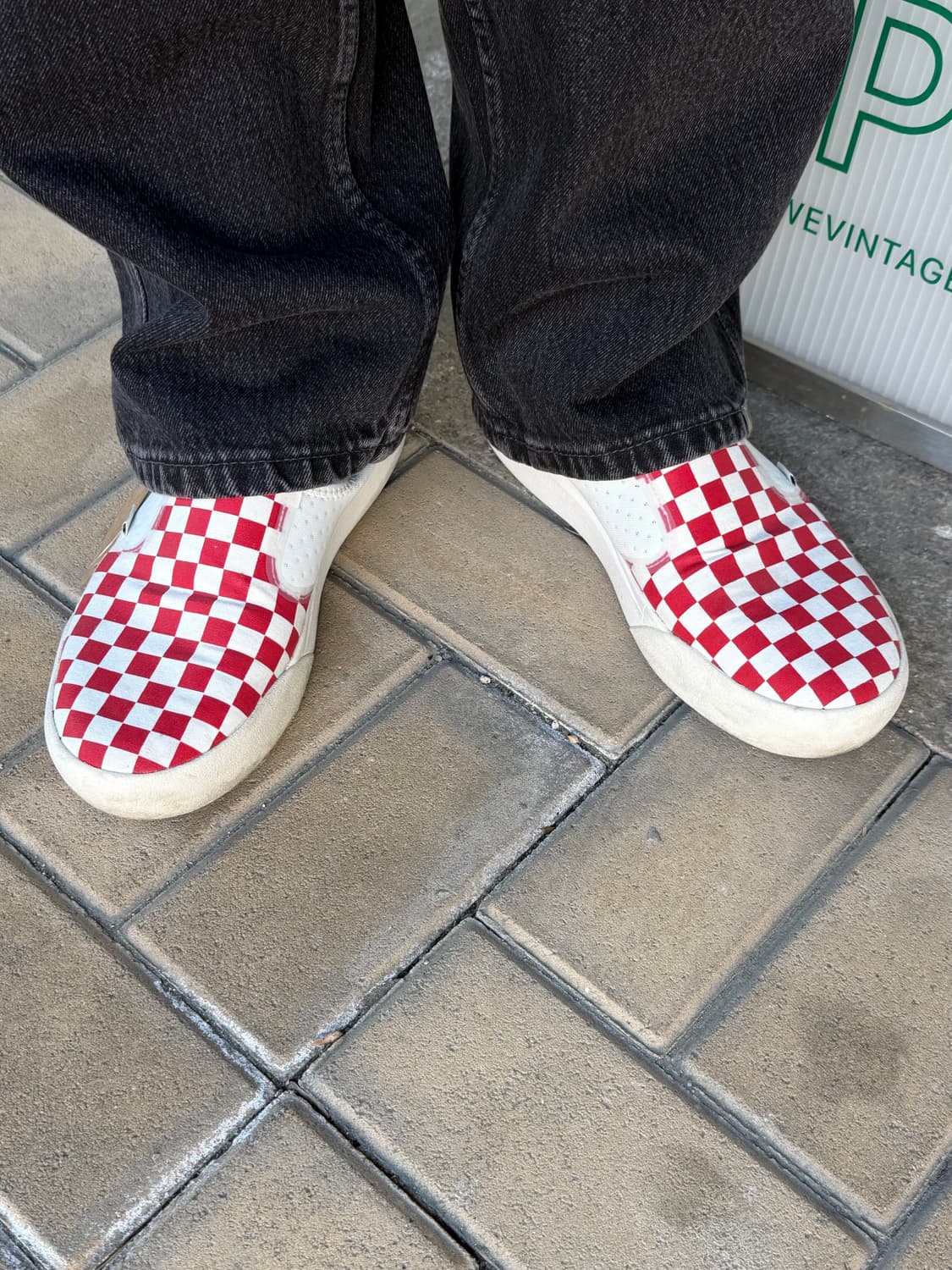 Vans 반스 컴피쿠시 원 체커보드 레드 상품이미지2