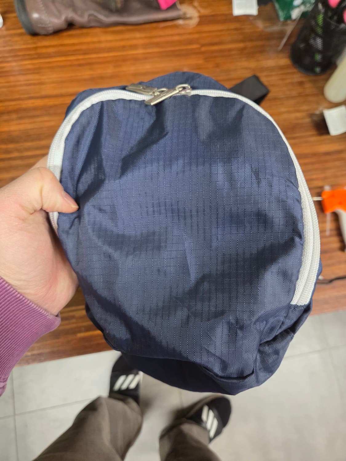 미즈노 중소형 폴딩 나일론 짐백 크로스백  상품이미지2