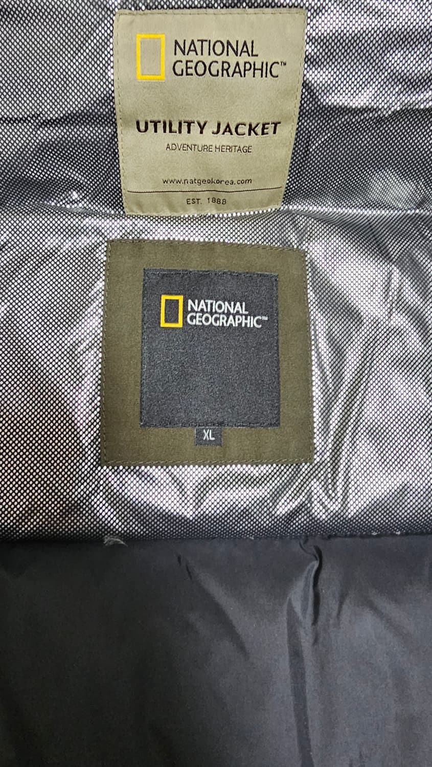 내셔널지오그래픽 유틸리티 자켓 카키색 XL 상품이미지5
