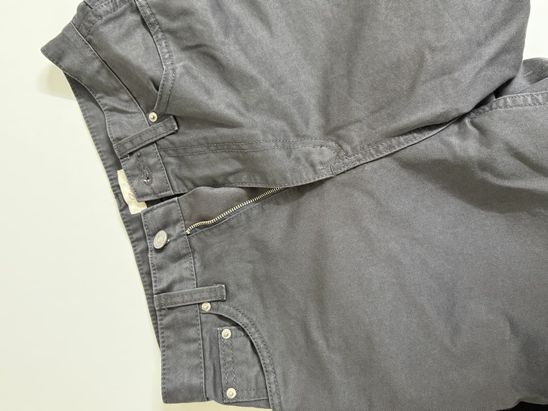 리본빛 ribbonbit 코튼 카펜터 팬츠 차콜 상품이미지4