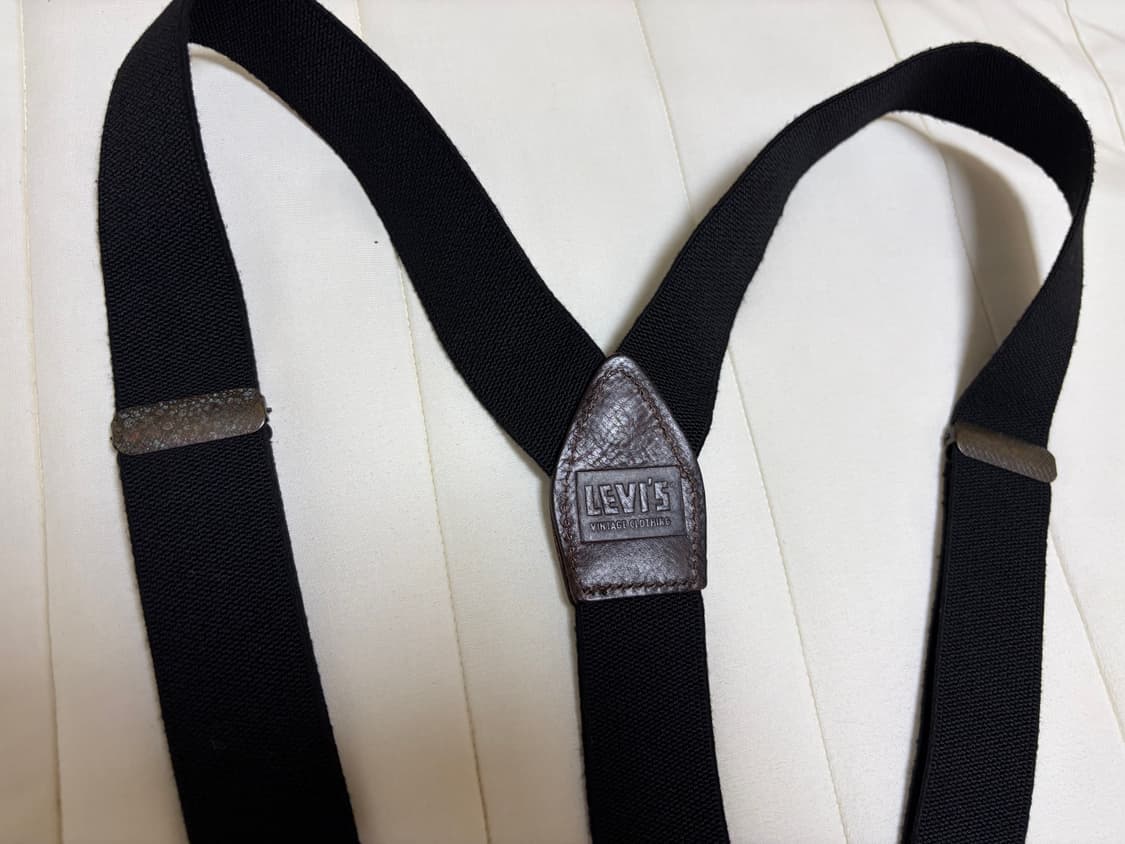 리바이스빈티지클로딩 LVC 서스펜더 블랙 상품이미지3